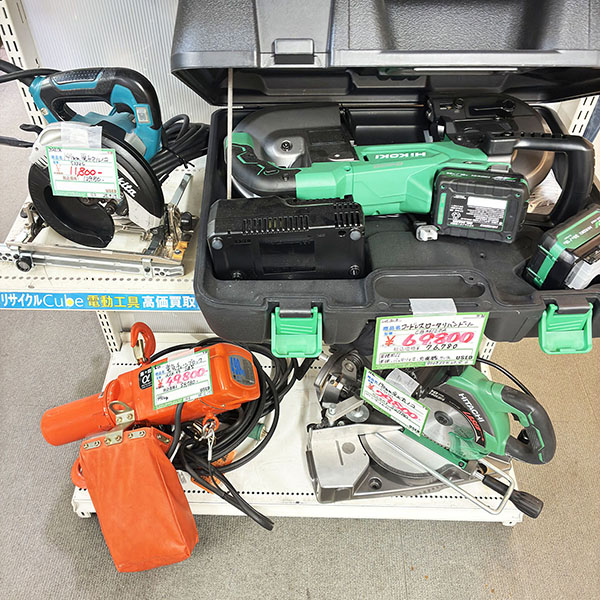 プロ仕様の電動工具高価買取中!