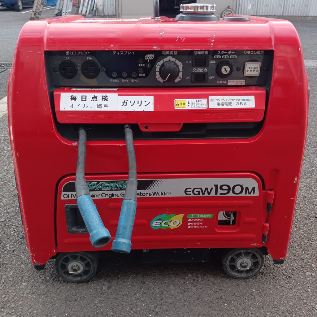 新ダイワのガソリンエンジン溶接機を買取頂きました！