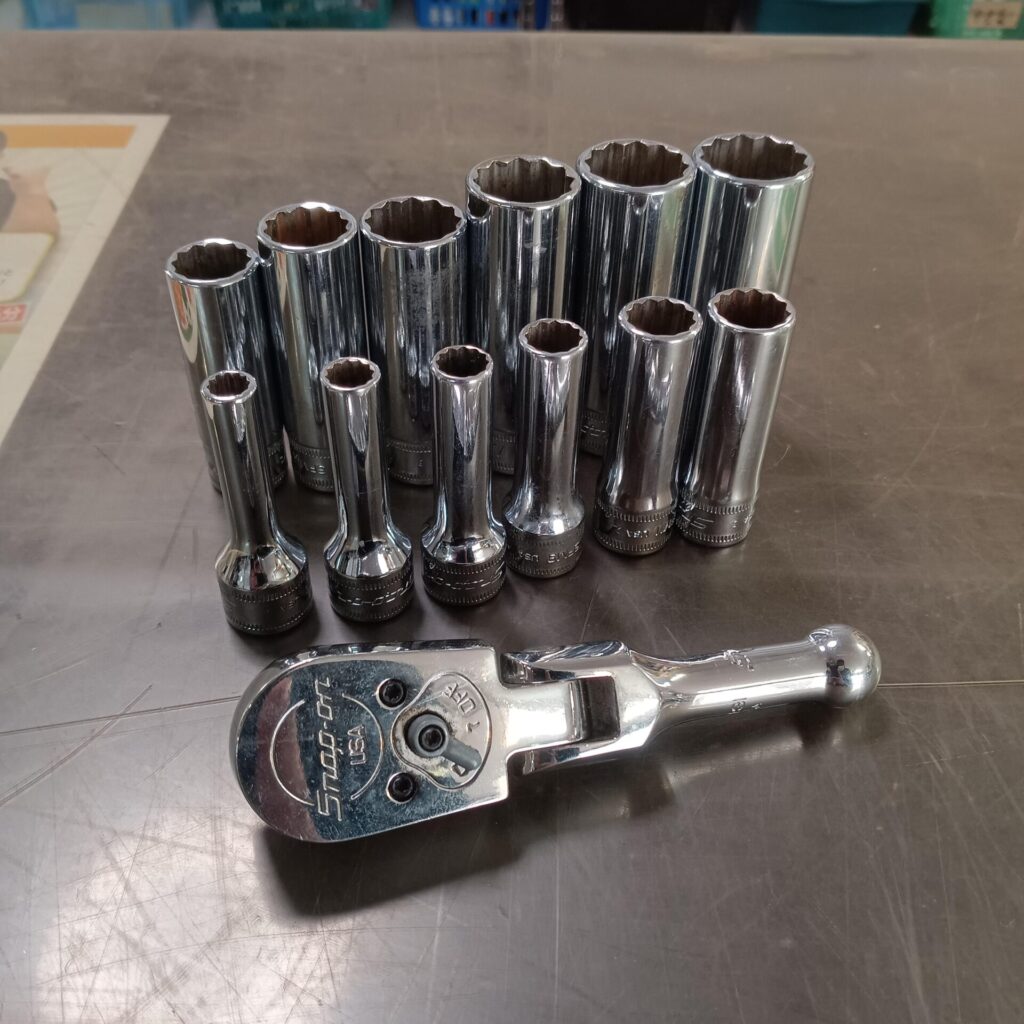Snap-on スナップオン 3/8インチ ディープソケット ラチェットハンドルをお売りいただきました！