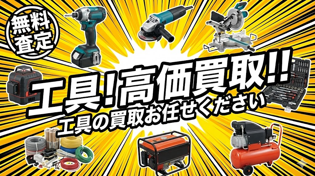 リサイクルcube福山新涯店工具高価買取