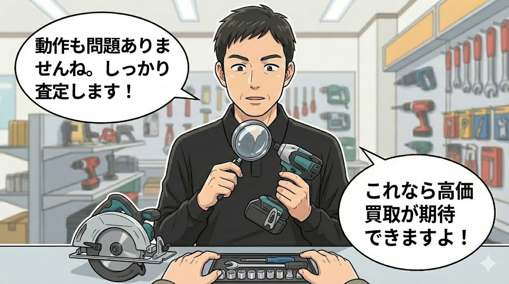工具の買取査定