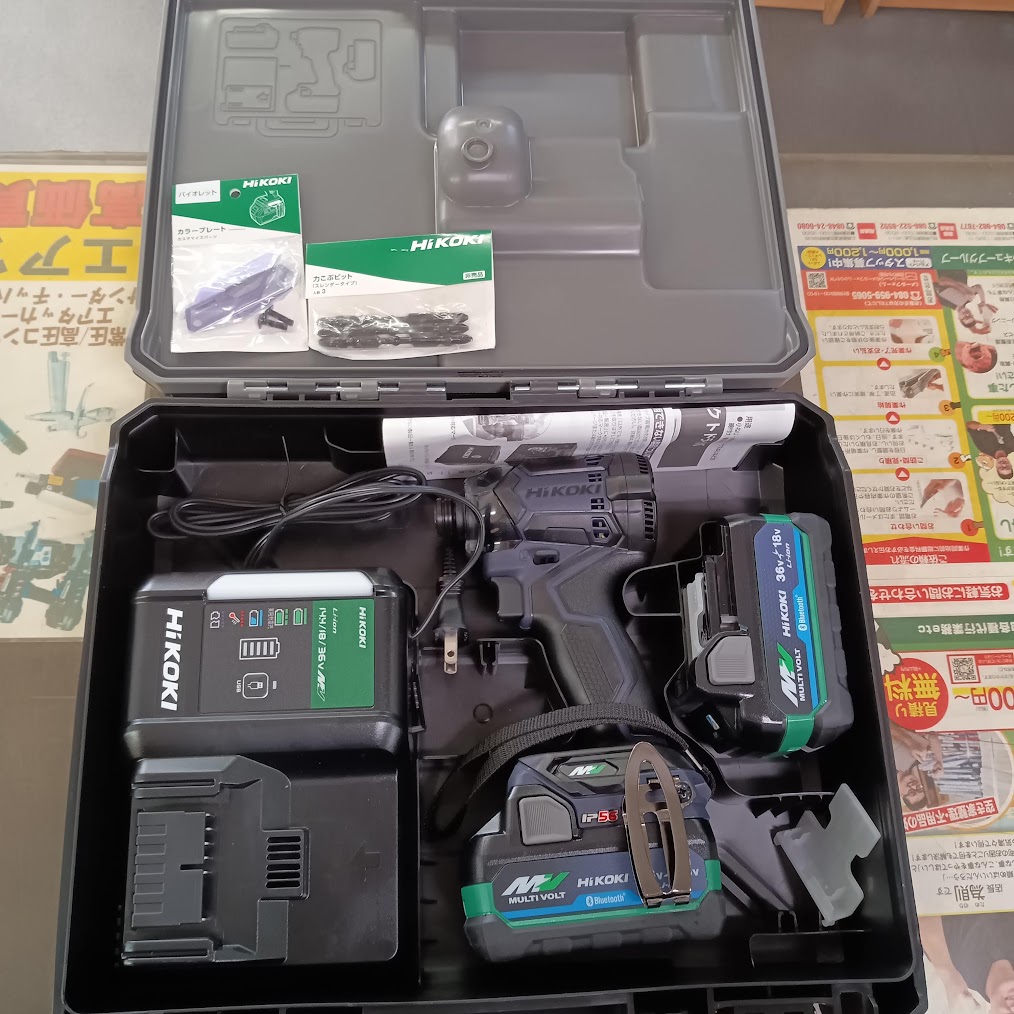 ハイコーキ コードレスインパクトドライバ WH36DC 特別限定色 をお売りいただきました。